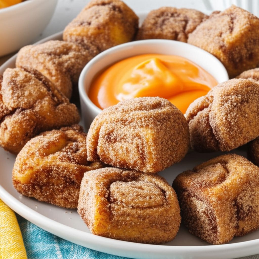 Air Fryer Cinnamon Roll Bites
