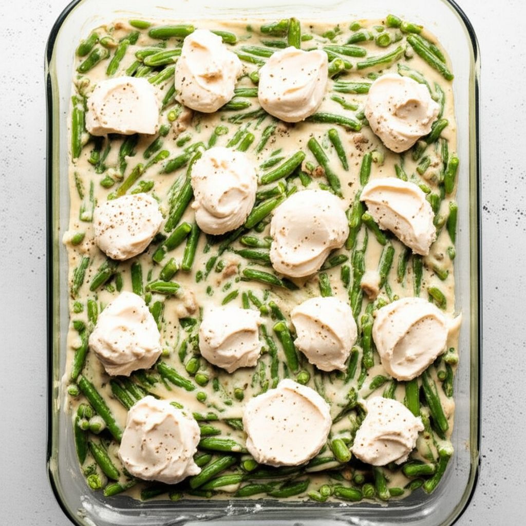 Anika's Cheesy Green Bean Casserole