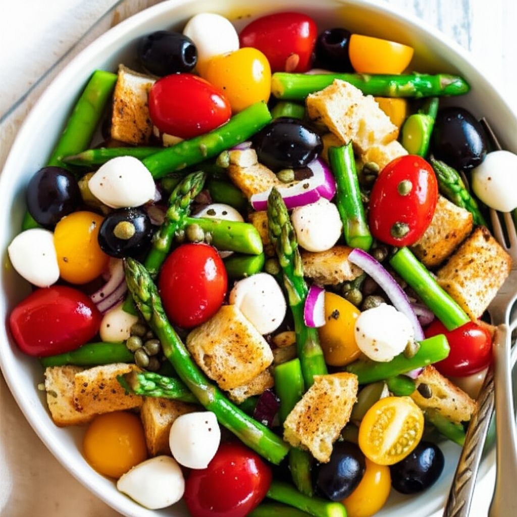 Asparagus and Tomato Panzanella