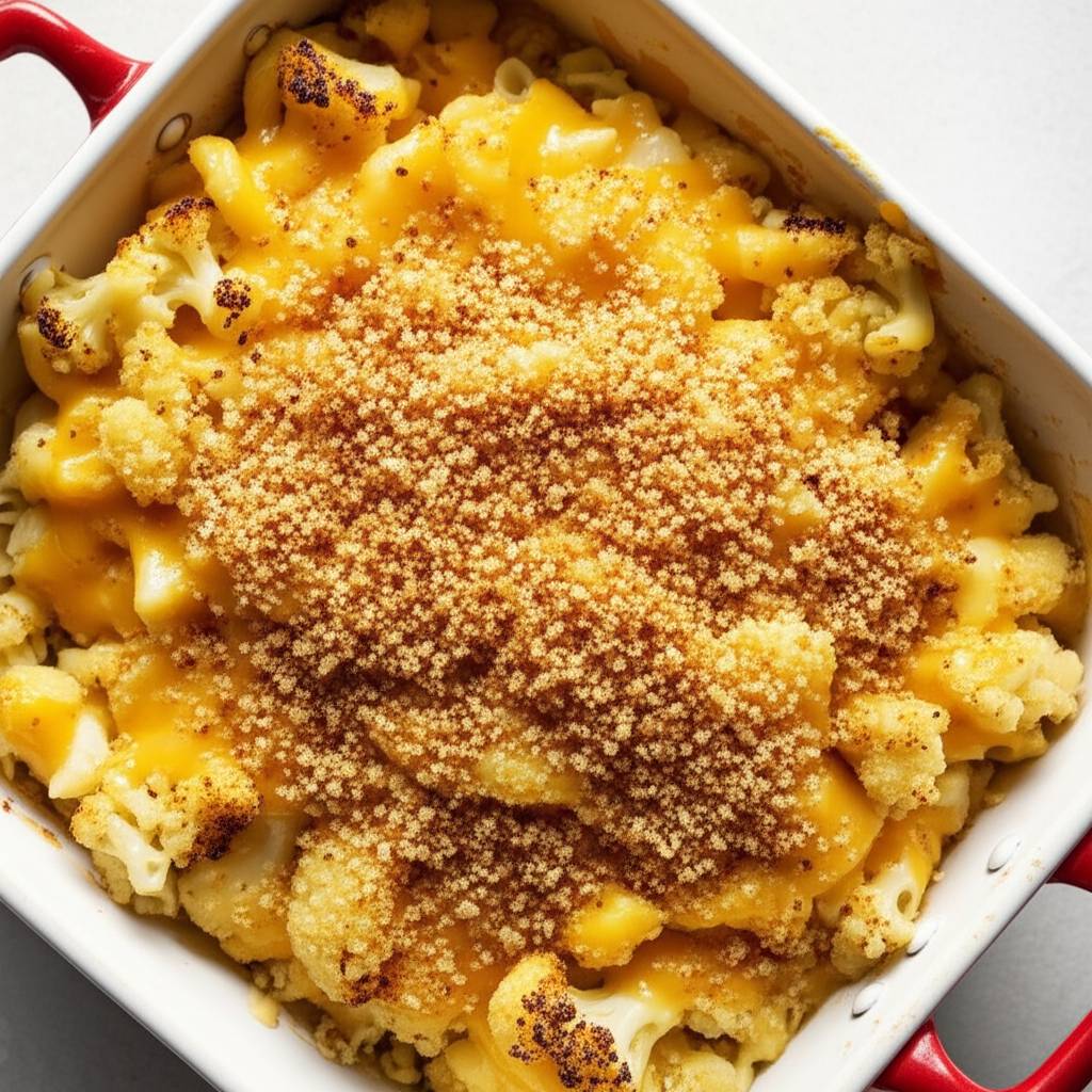 Baked Cauliflower Macaroni & Cheese