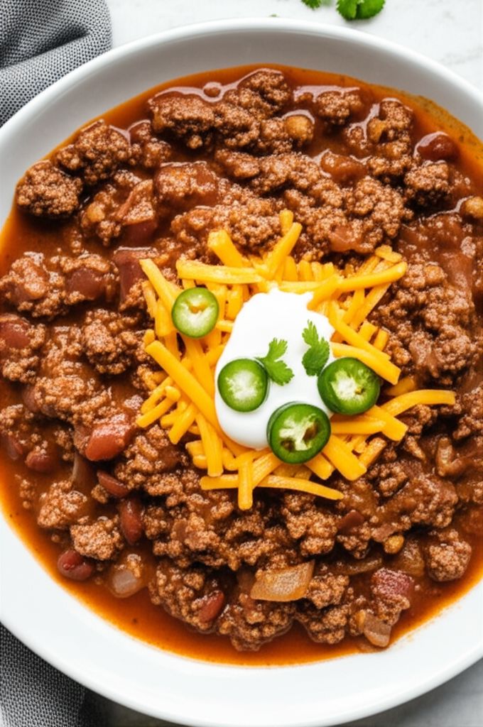Beef Chili Five Ways