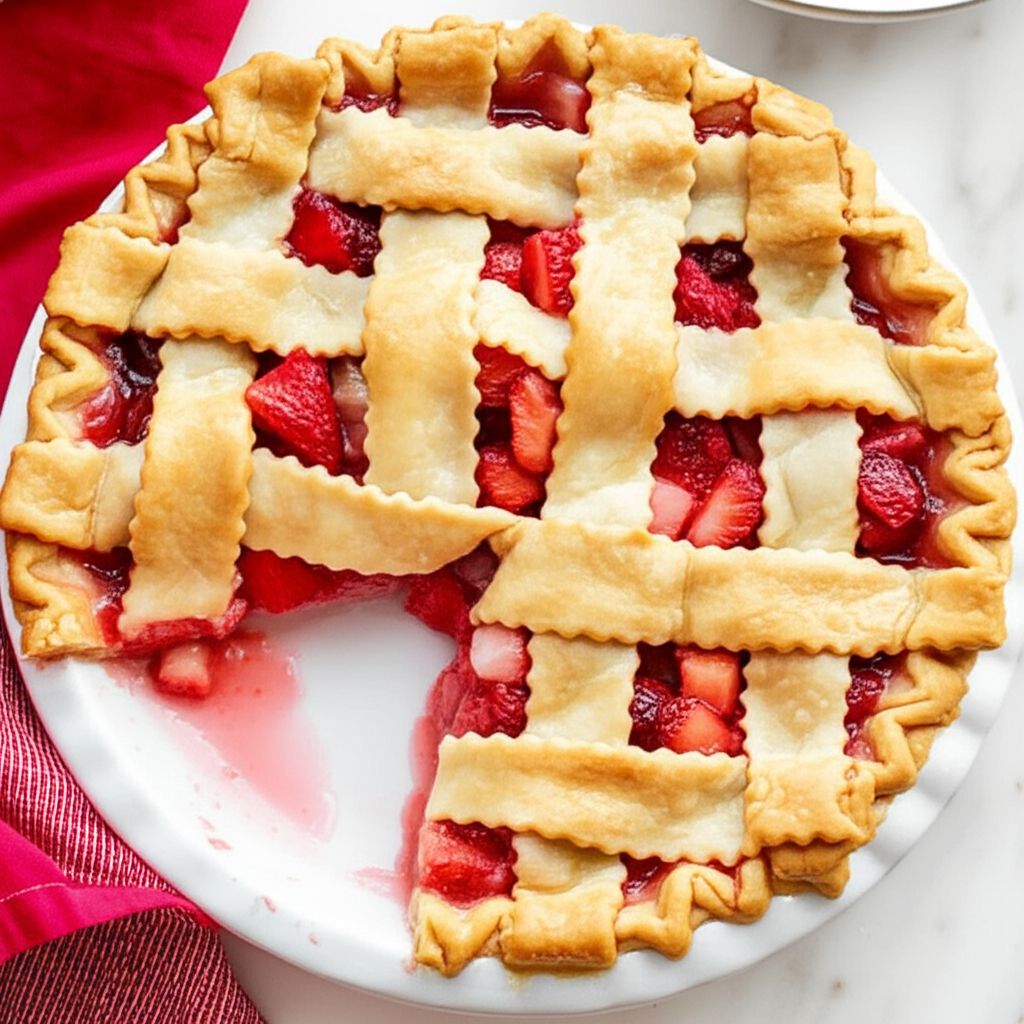 Buffalochef's Strawberry Rhubarb Pie