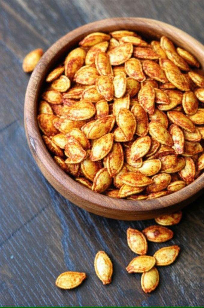 Cajun Spiced Roasted Pumpkin Seeds