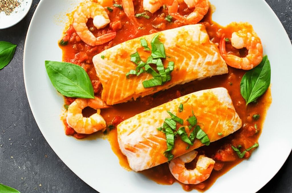 Cod in Tomatoes with Wine