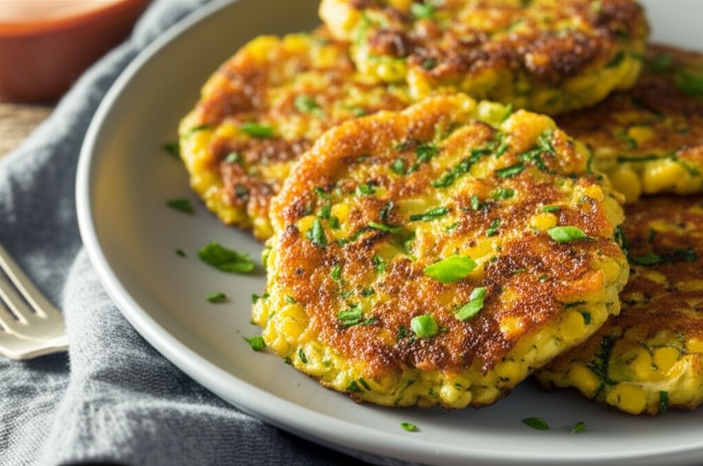 Corn and Zucchini Pancakes