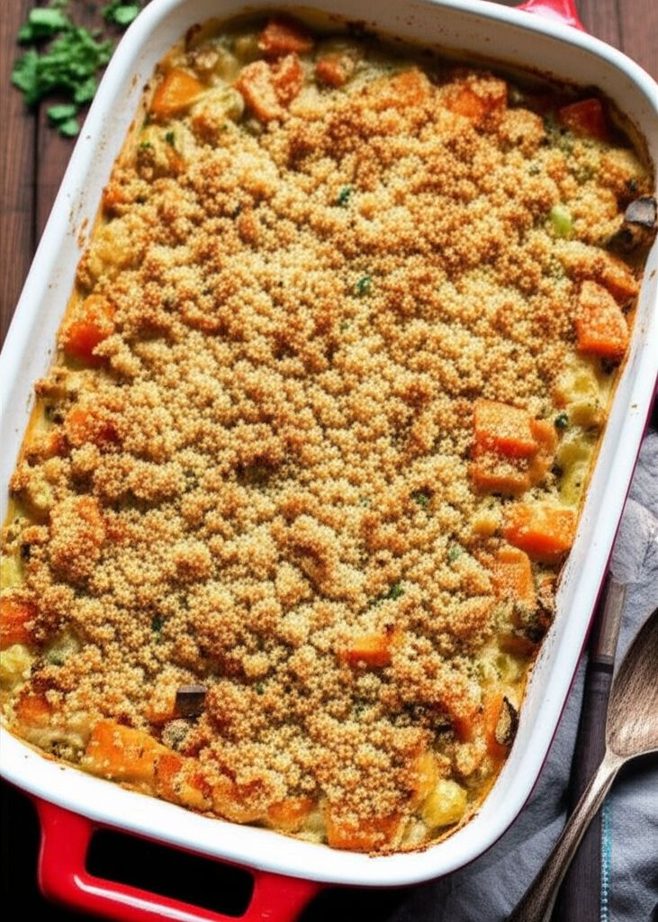 Creamy Cheese Fall Vegetable Casserole