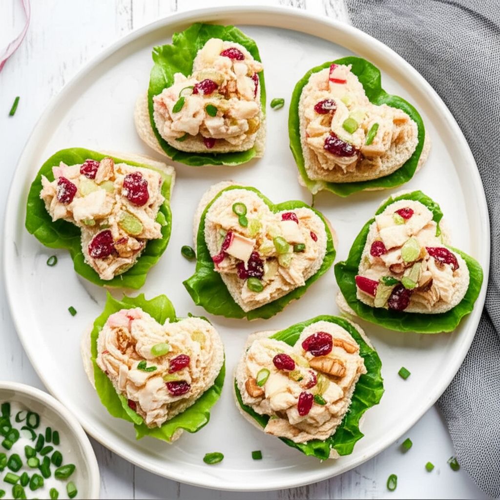 Curried Chicken Tea Sandwiches