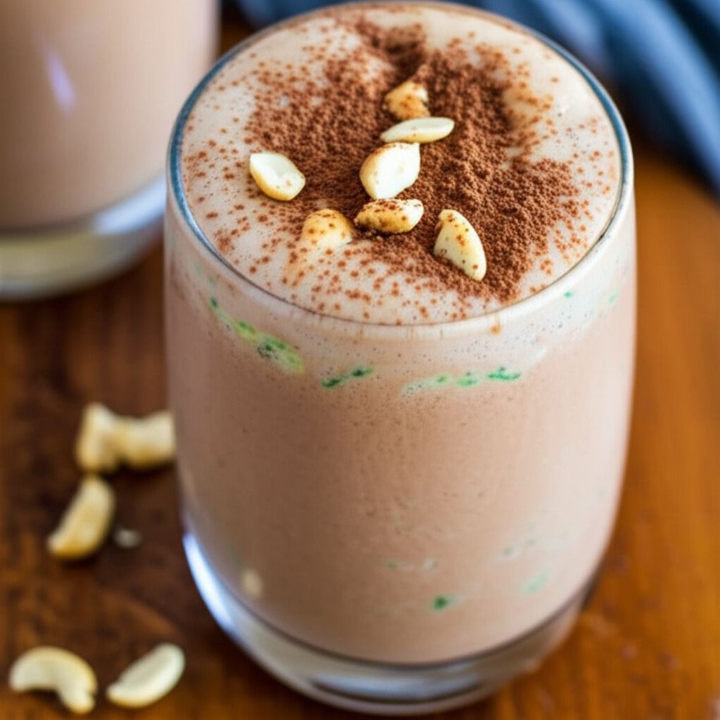 Don't Knock it Until You Try it Zucchini Chocolate Banana Nut Milkshake