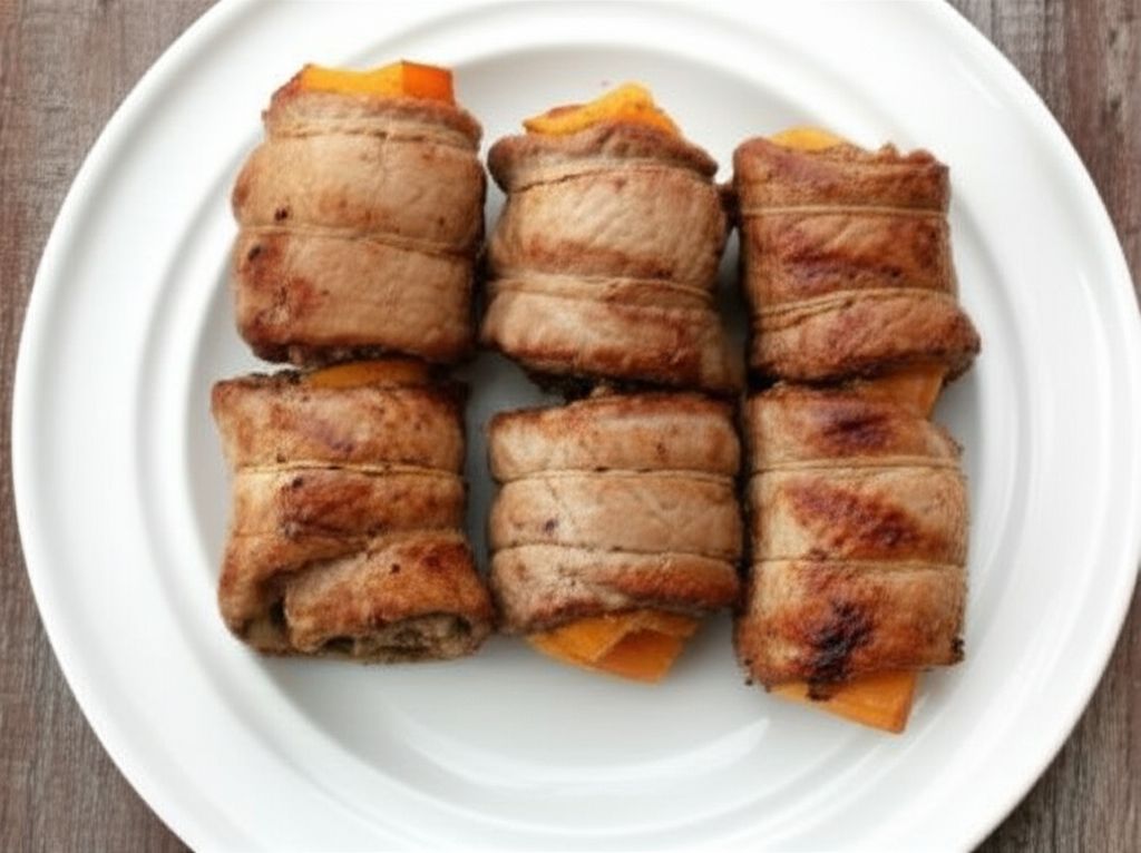 Eric's Grilled Pork on Pork Rollatini