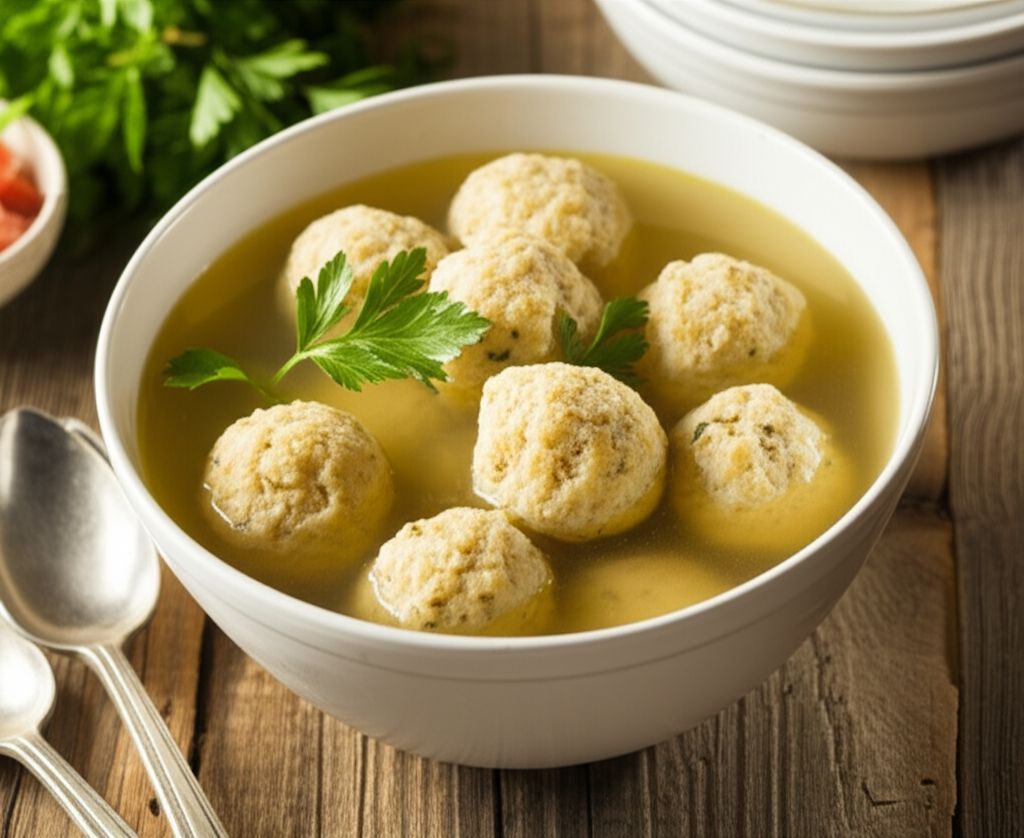 Oma's Fabulous Matzo Ball Soup