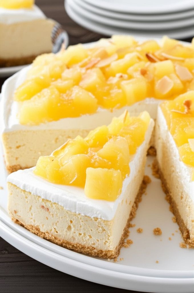 Piña Colada Cheesecake