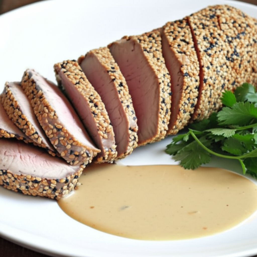 Shichimi-Seared Pork Tenderloin