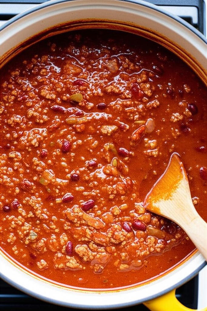 Sweet and Spicy Ground Beef Chili