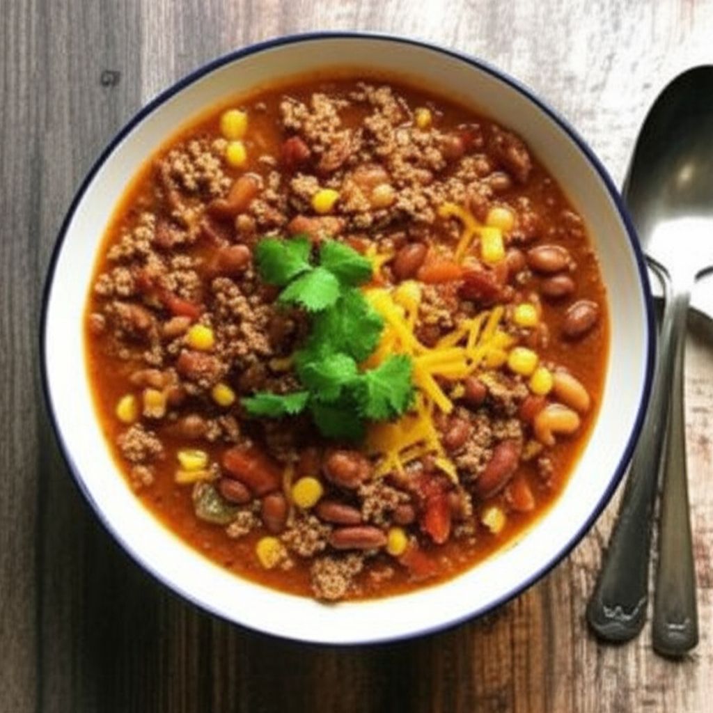 Venison-Bacon White Chili