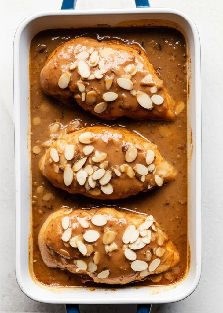 White Wine Almond Chicken