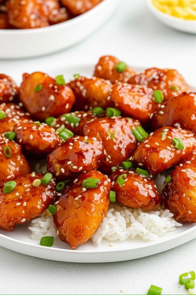 4-Ingredient Orange Chicken