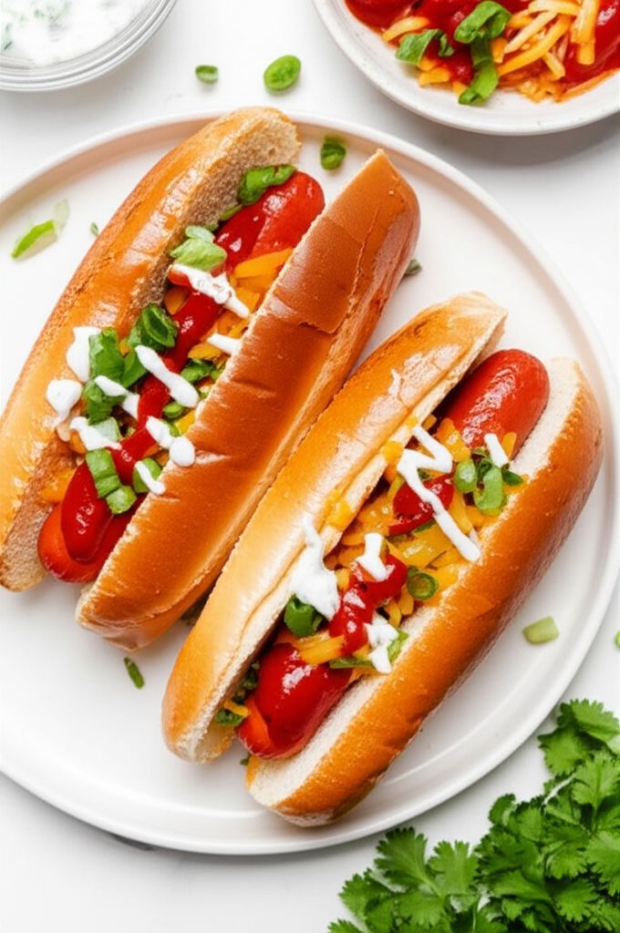 Air-Fried Taco Dogs