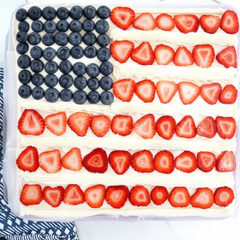 All-American Flag Cake