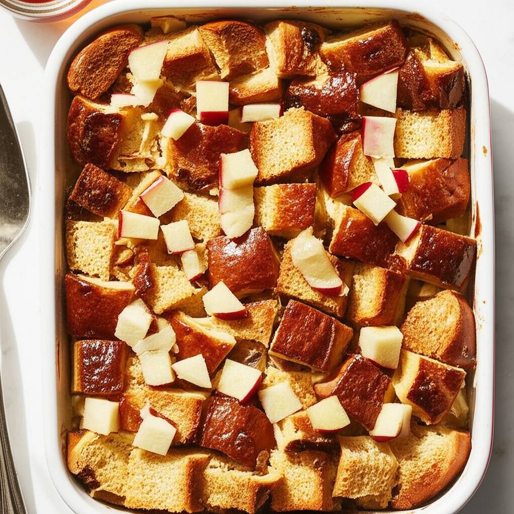 Apple Raisin French Toast Strata