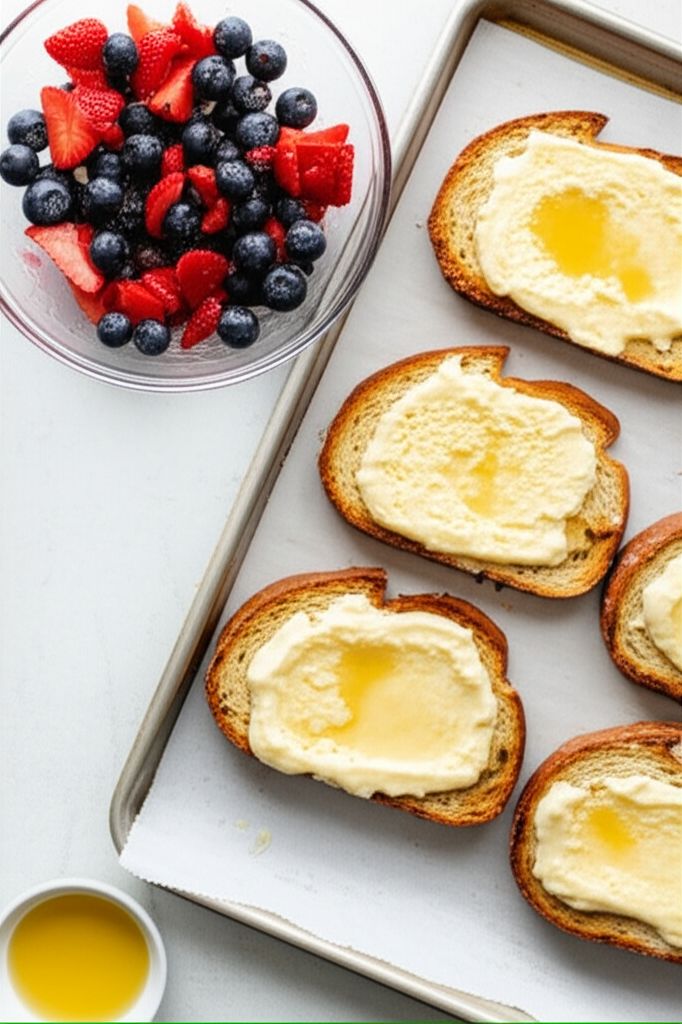 Baked Yogurt Custard Toast