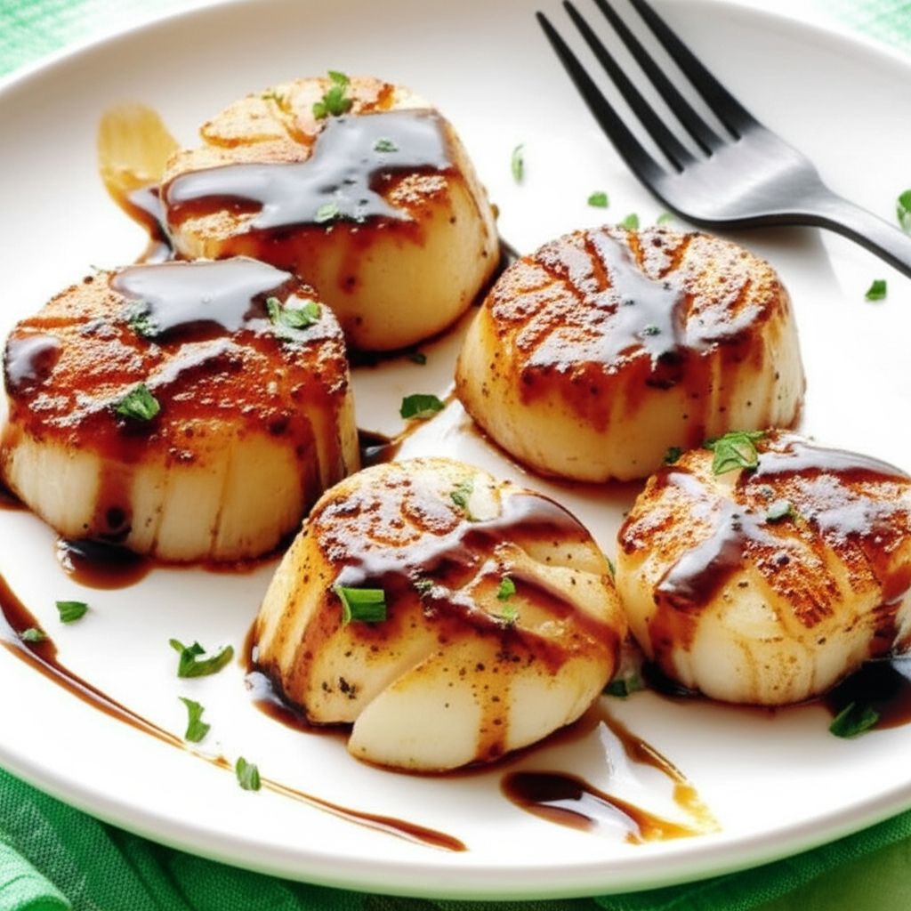 Balsamic-Glazed Sea Scallops