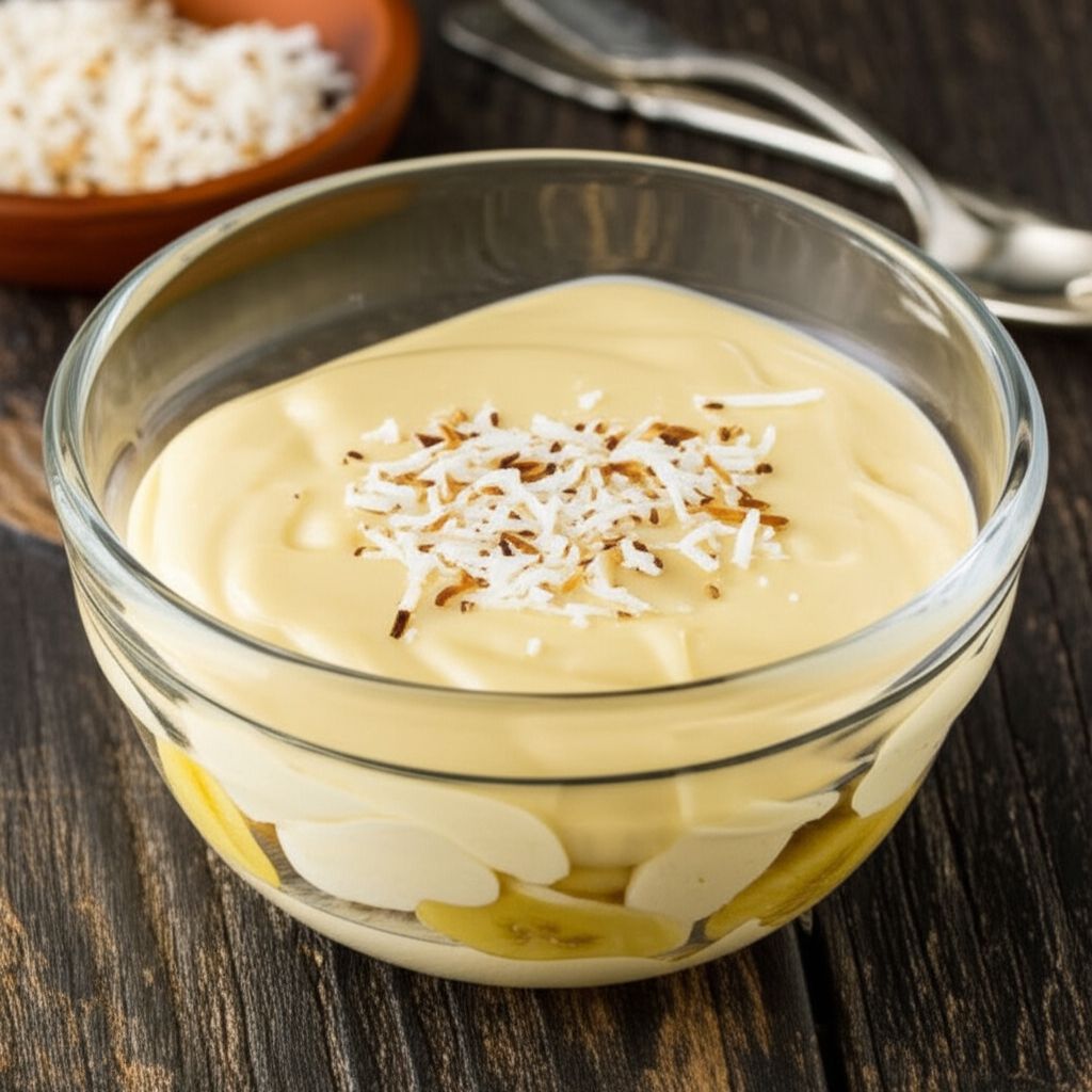 Banana Coconut Pudding or Pie Filling