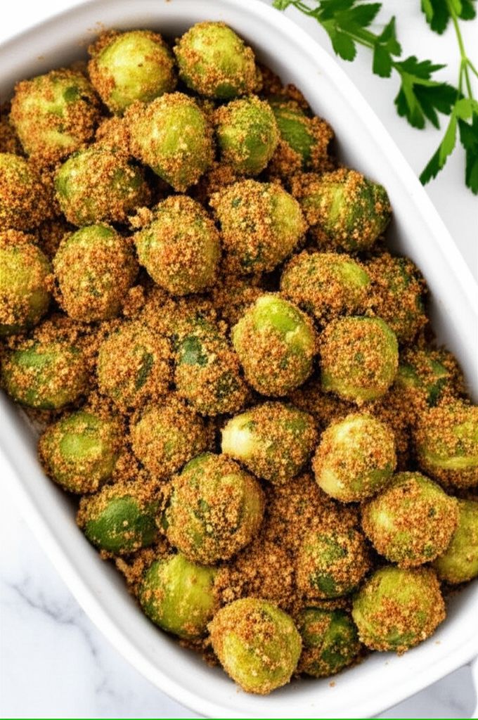 Basic Breaded Brussels Sprouts