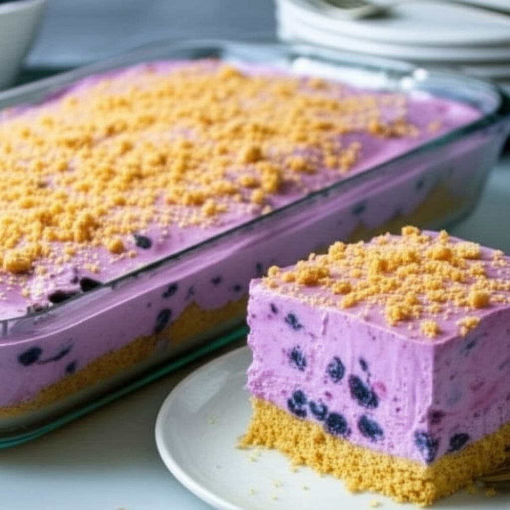 Blueberry Cream Dessert