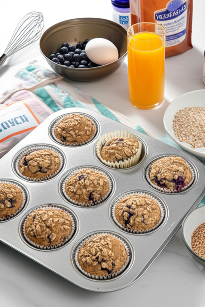 Blueberry Oat Muffins