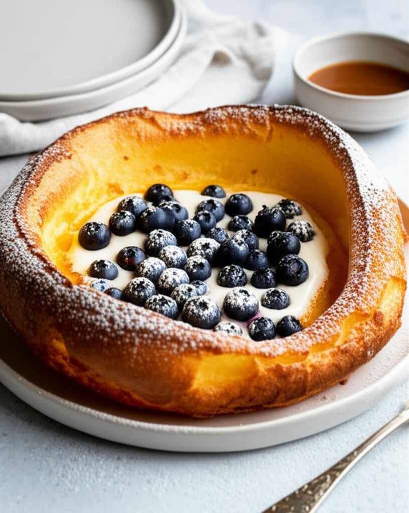 Blueberry-Lemon Dutch Baby