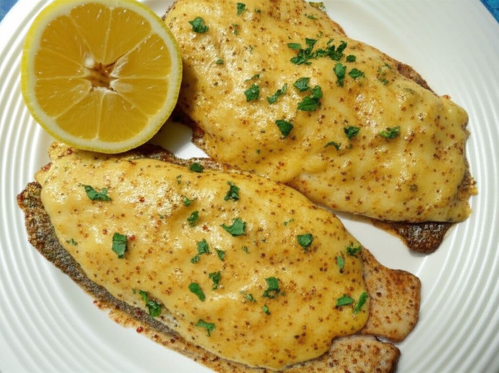 Broiled Parmesan-Lemon Tilapia