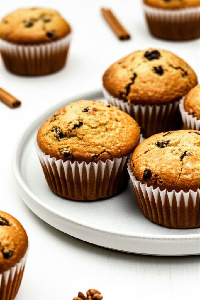 Butter Tart Muffins with Raisins