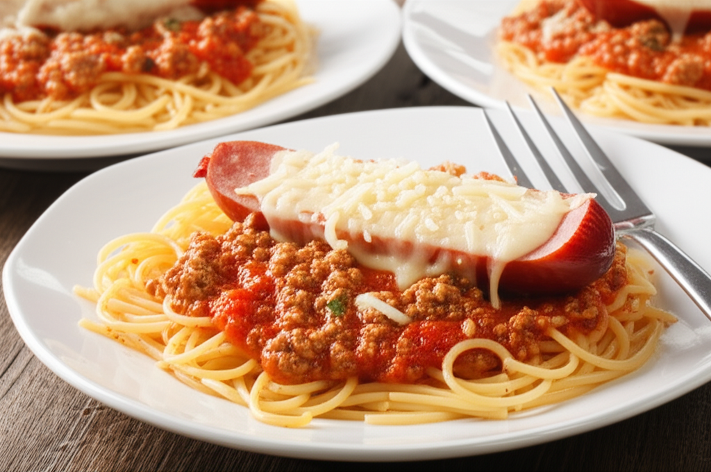 Camp David Spaghetti with Italian Sausage