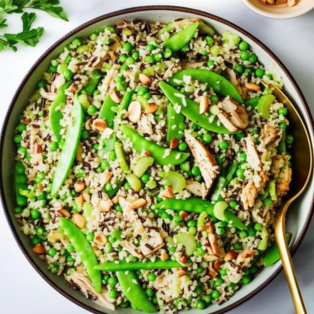 Chicken and Snap Pea Wild Rice Salad