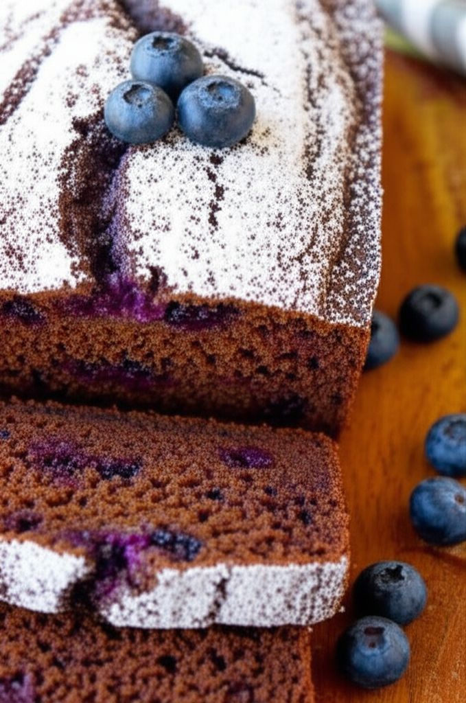 Chocolate Blueberry Zucchini Bread