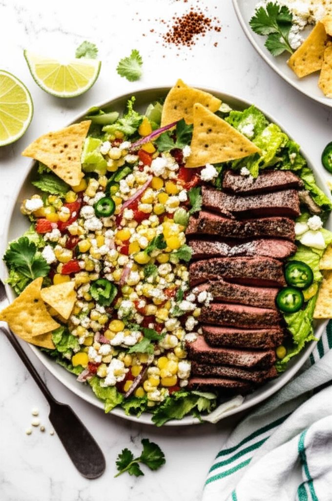 Cilantro Lime Steak Salad