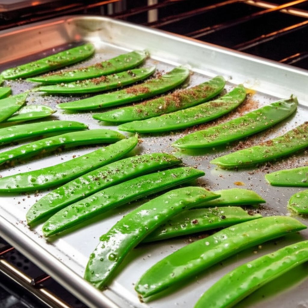 Cinnamon Sugar Snap Peas