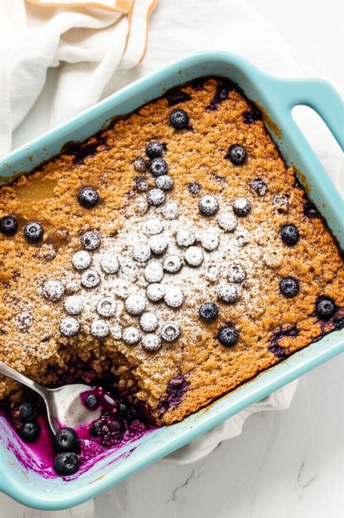 Coconut-Blueberry Baked Oatmeal