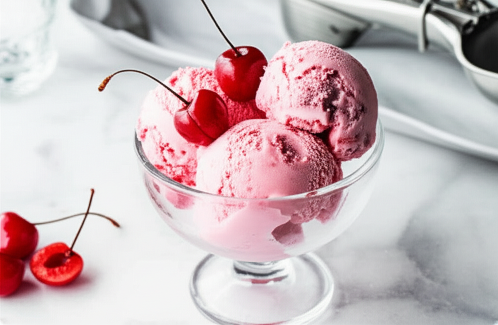 Creamy Cherry Ice Cream