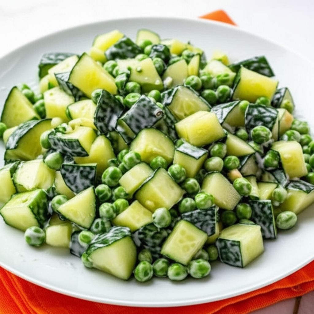 Cucumber Pea Salad