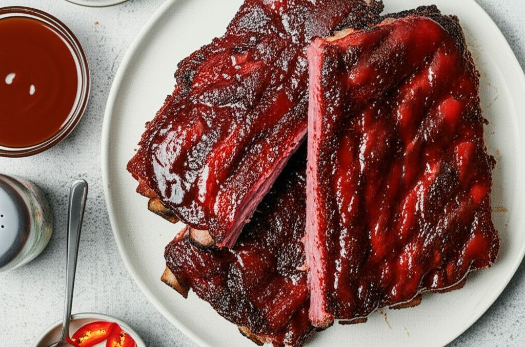 Electric Smoker BBQ Rib Tips