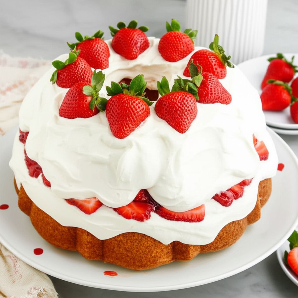 Frosted Strawberry Shortcake