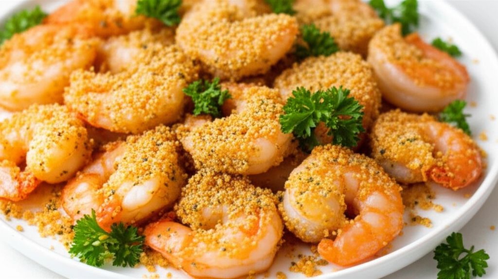 Garlic Parmesan Baked Shrimp