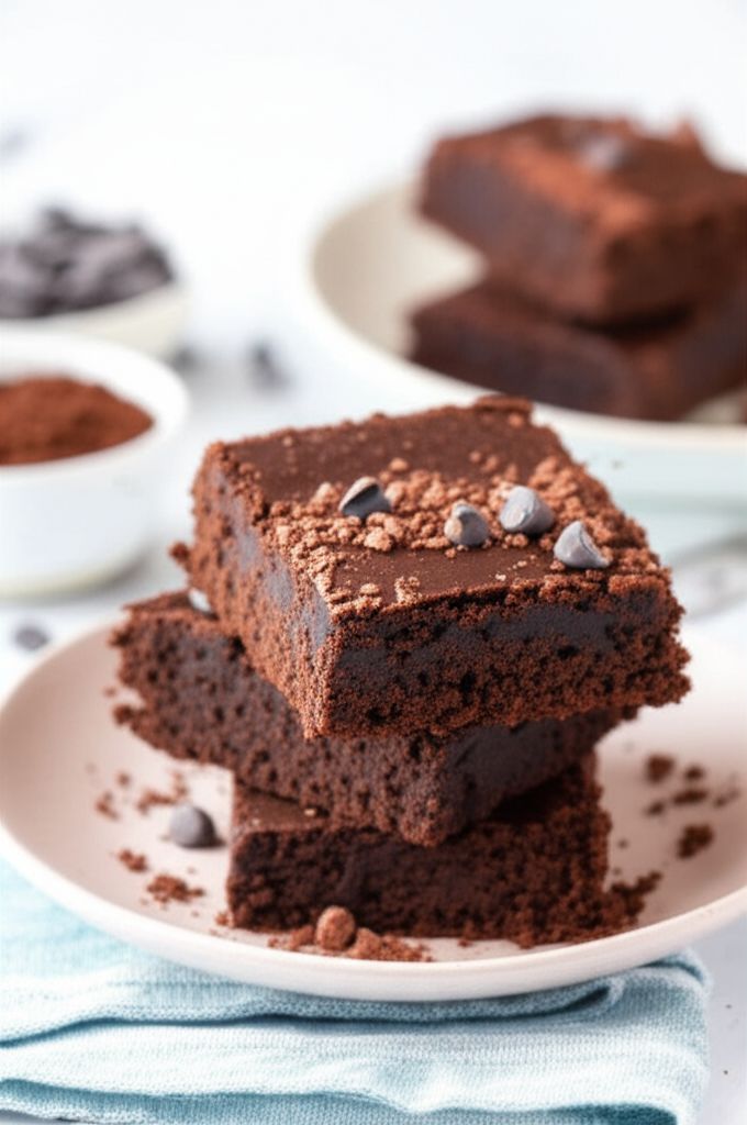 Gluten-Free Vegan Dark Chocolate Brownies