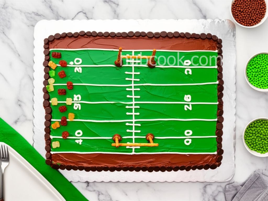 Gridiron Sheet Cake