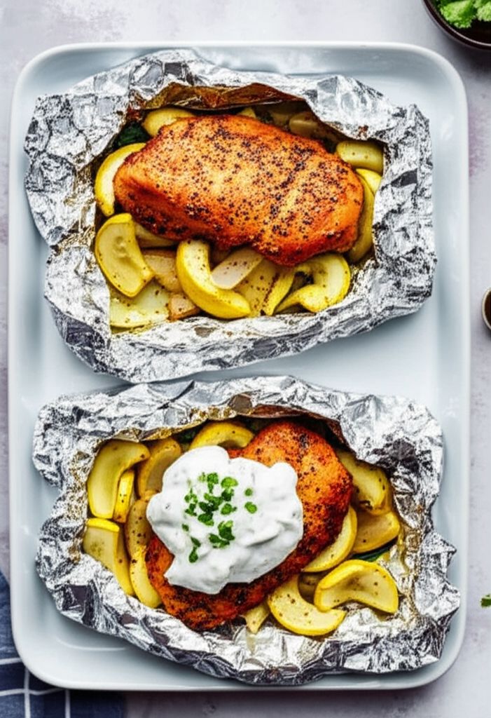 Grilled Masala Chicken with Vegetables