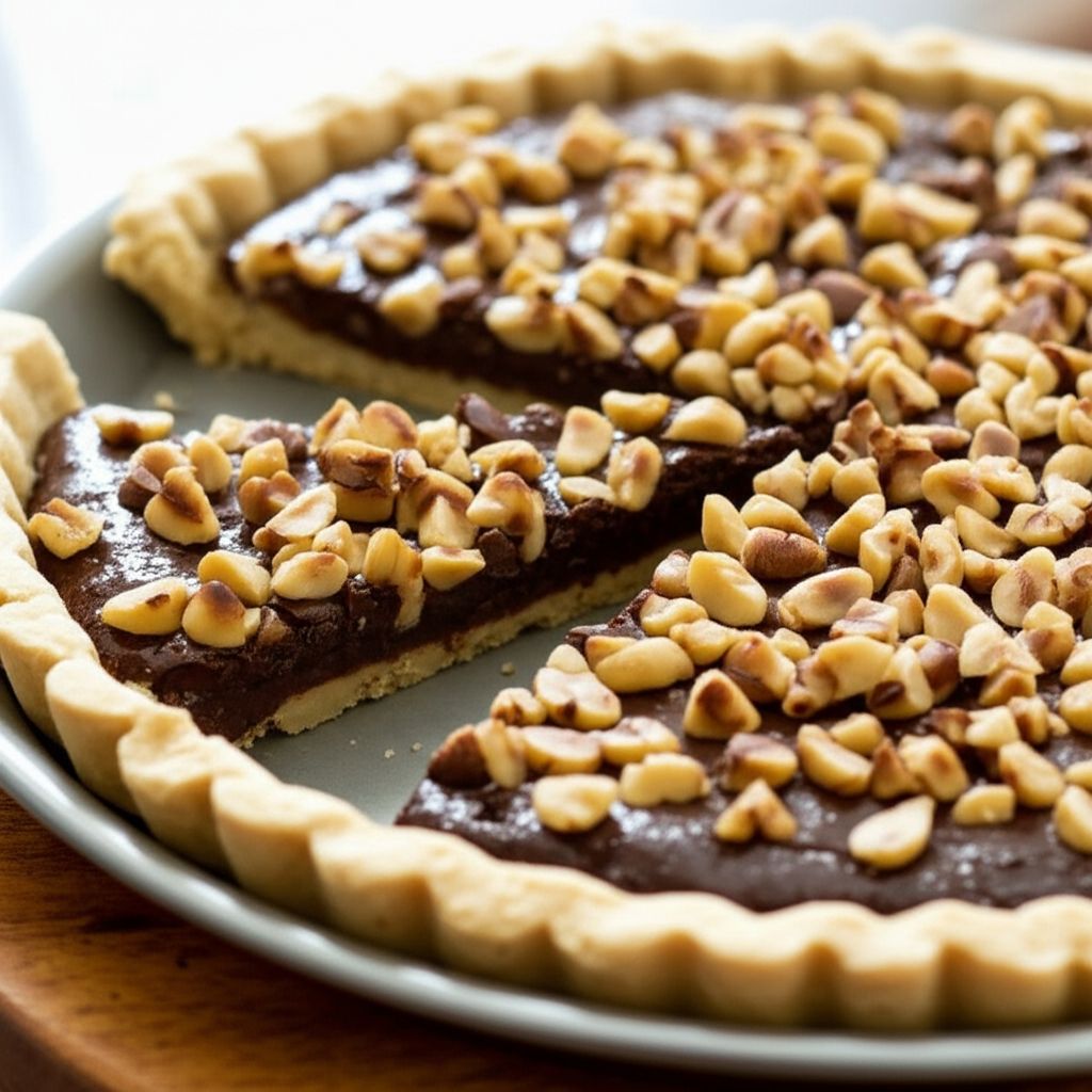 Hawaiian Chocolate Macadamia Nut Tart
