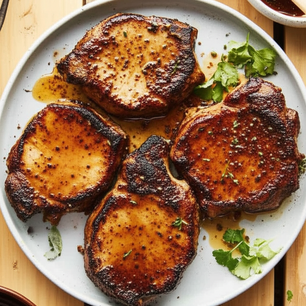 Honey-Glazed Pork Chops