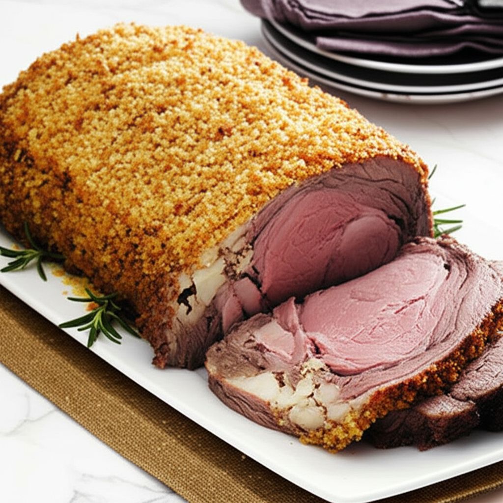 Idahoan Potato Crusted Rib Roast