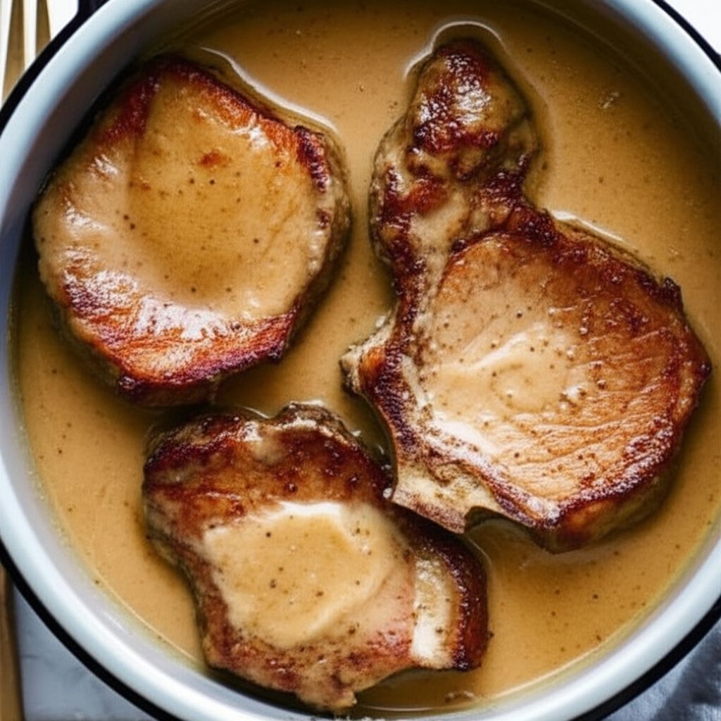 Instant Pot Pork Chops and Gravy